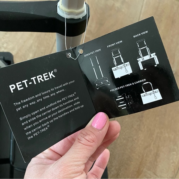 PET TREK high quality pet carrier holder on wheels ✨Carrier NOT included✨ - Picture 3 of 5